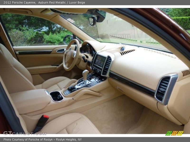 Auburn Red Metallic / Luxor Beige 2012 Porsche Cayenne