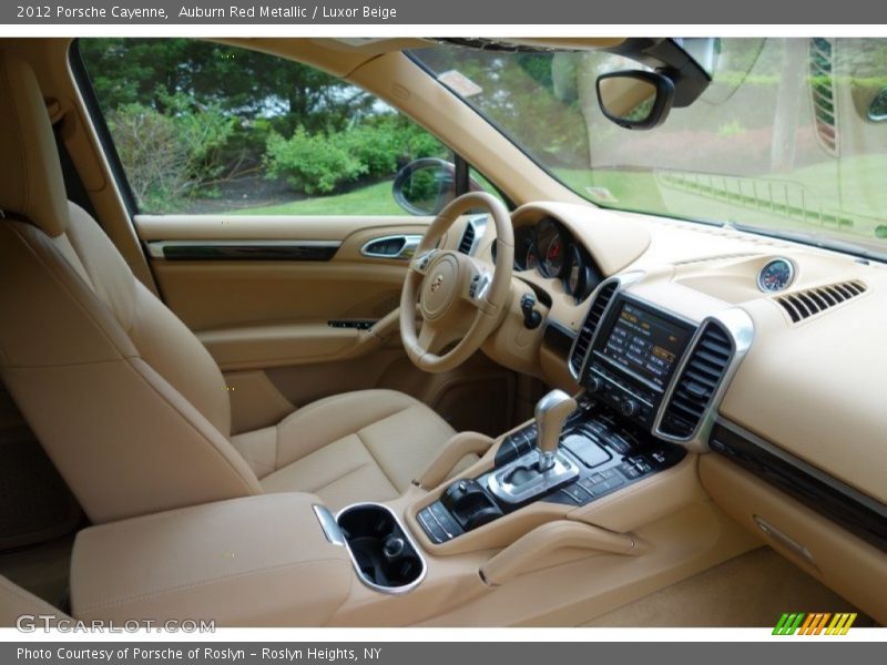 Auburn Red Metallic / Luxor Beige 2012 Porsche Cayenne