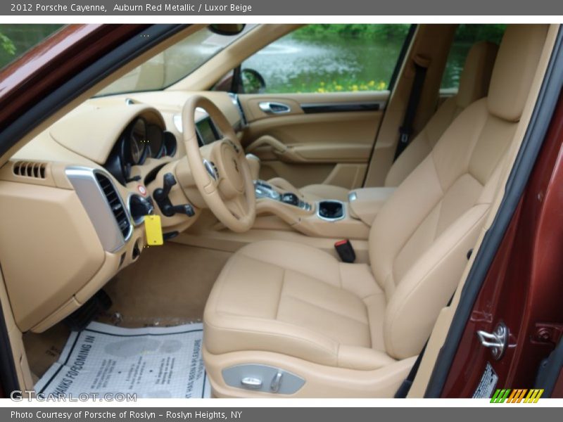 Auburn Red Metallic / Luxor Beige 2012 Porsche Cayenne