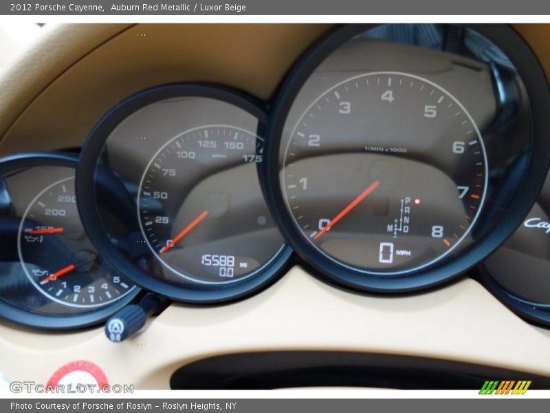 Auburn Red Metallic / Luxor Beige 2012 Porsche Cayenne