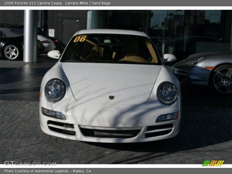 Carrara White / Sand Beige 2006 Porsche 911 Carrera Coupe