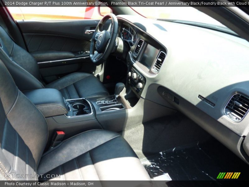 Phantom Black Tri-Coat Pearl / Anniversary Black/Foundry Black with Cloud Overprint 2014 Dodge Charger R/T Plus 100th Anniversary Edition