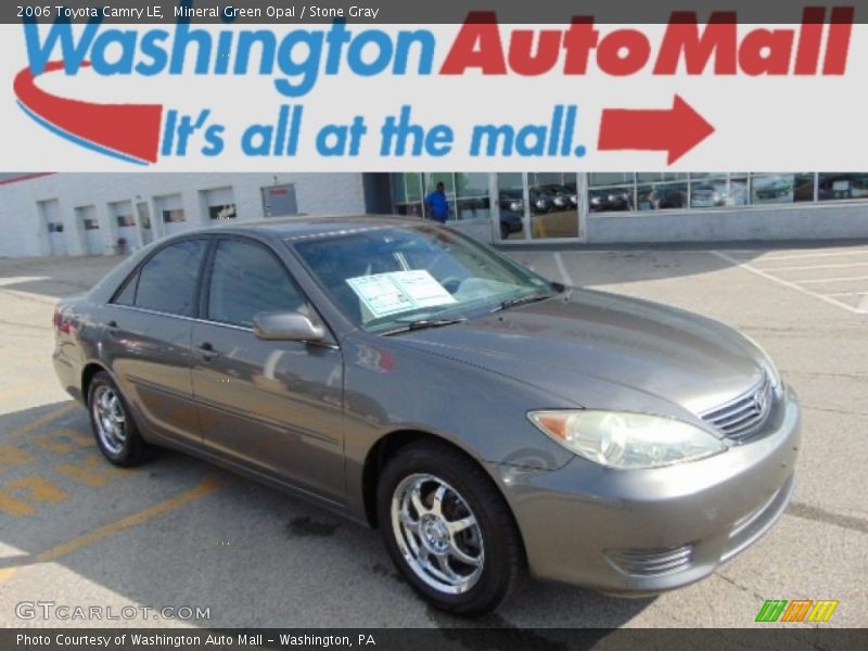 Mineral Green Opal / Stone Gray 2006 Toyota Camry LE