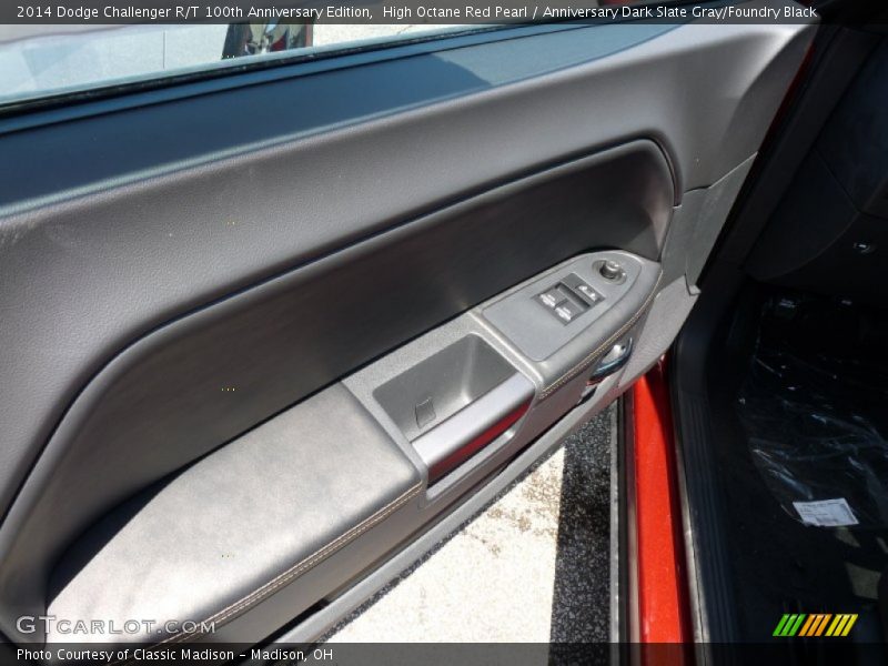 High Octane Red Pearl / Anniversary Dark Slate Gray/Foundry Black 2014 Dodge Challenger R/T 100th Anniversary Edition