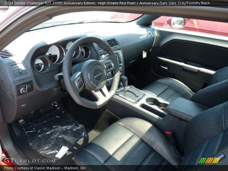 High Octane Red Pearl / Anniversary Dark Slate Gray/Foundry Black 2014 Dodge Challenger R/T 100th Anniversary Edition