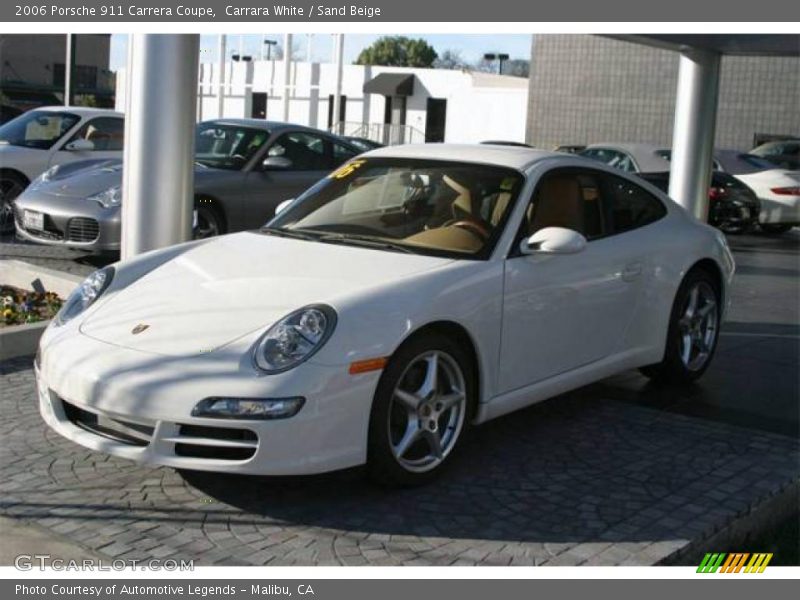 Carrara White / Sand Beige 2006 Porsche 911 Carrera Coupe
