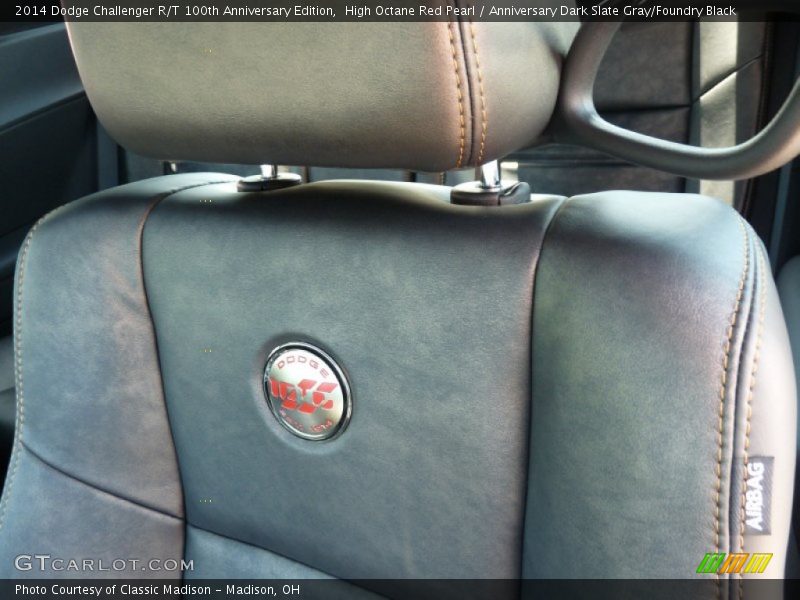 High Octane Red Pearl / Anniversary Dark Slate Gray/Foundry Black 2014 Dodge Challenger R/T 100th Anniversary Edition