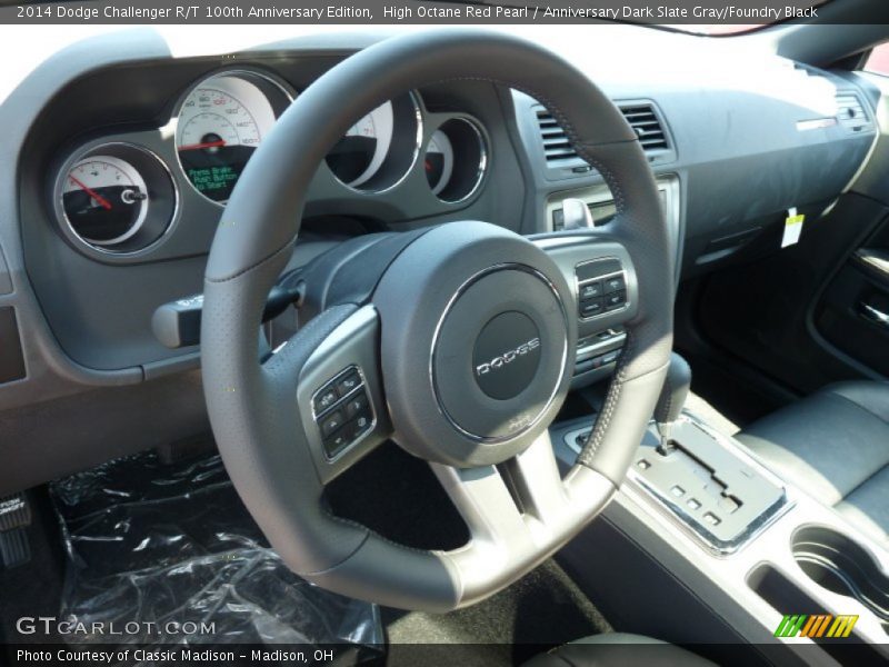 High Octane Red Pearl / Anniversary Dark Slate Gray/Foundry Black 2014 Dodge Challenger R/T 100th Anniversary Edition