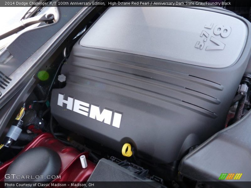 High Octane Red Pearl / Anniversary Dark Slate Gray/Foundry Black 2014 Dodge Challenger R/T 100th Anniversary Edition
