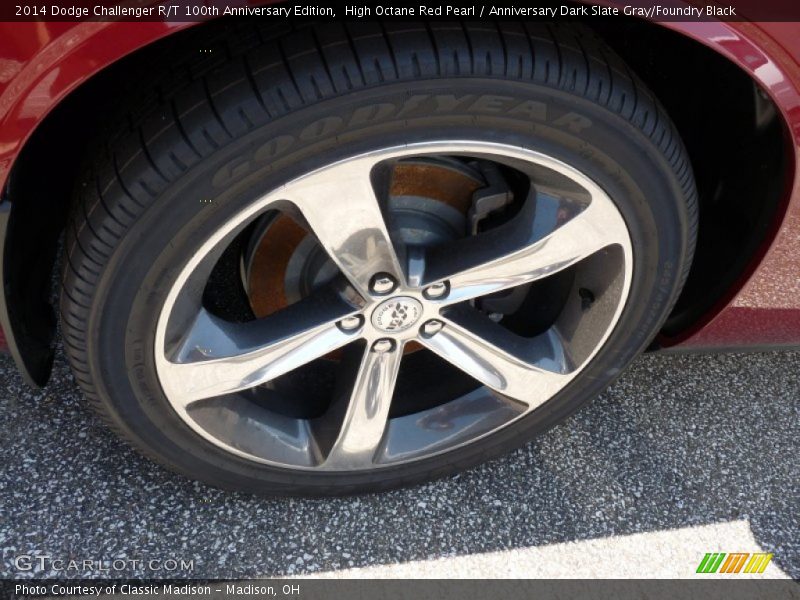 High Octane Red Pearl / Anniversary Dark Slate Gray/Foundry Black 2014 Dodge Challenger R/T 100th Anniversary Edition