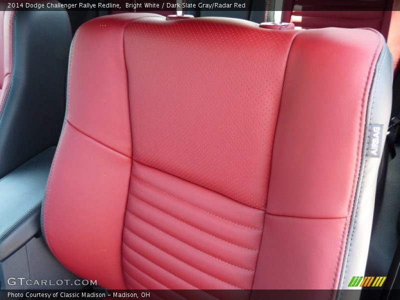 Front Seat of 2014 Challenger Rallye Redline