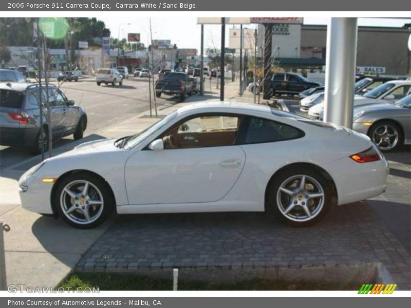 Carrara White / Sand Beige 2006 Porsche 911 Carrera Coupe