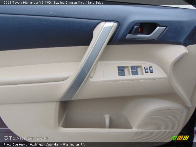 Sizzling Crimson Mica / Sand Beige 2013 Toyota Highlander V6 4WD
