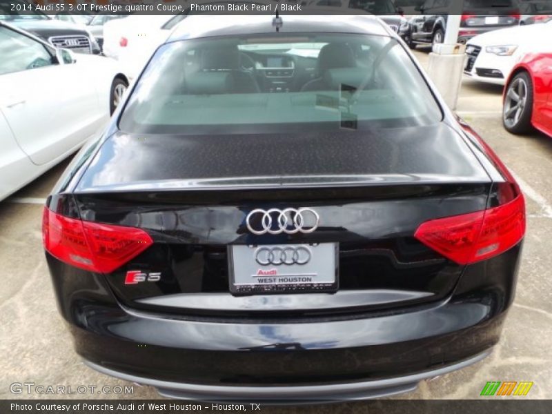 Phantom Black Pearl / Black 2014 Audi S5 3.0T Prestige quattro Coupe