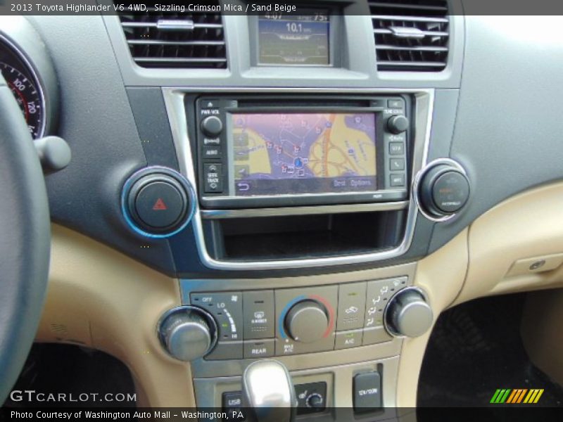 Sizzling Crimson Mica / Sand Beige 2013 Toyota Highlander V6 4WD