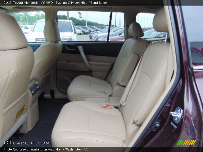 Sizzling Crimson Mica / Sand Beige 2013 Toyota Highlander V6 4WD