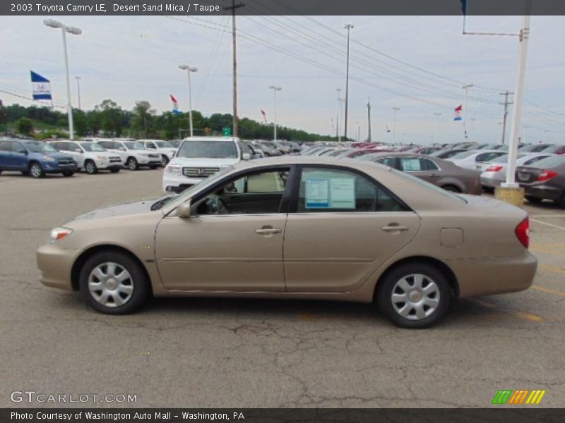 Desert Sand Mica / Taupe 2003 Toyota Camry LE