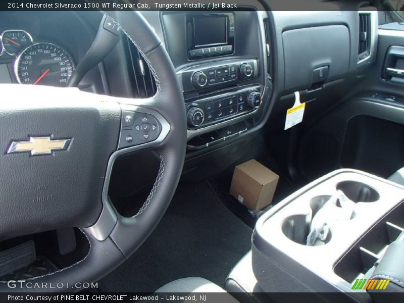 Tungsten Metallic / Jet Black 2014 Chevrolet Silverado 1500 WT Regular Cab