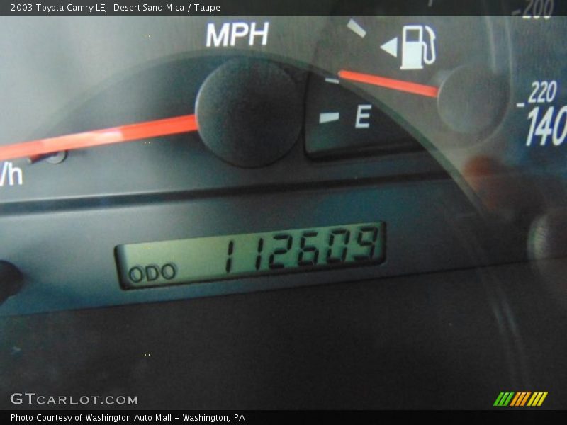 Desert Sand Mica / Taupe 2003 Toyota Camry LE