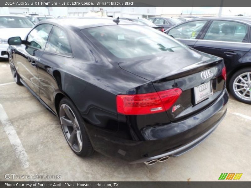 Brilliant Black / Black 2014 Audi S5 3.0T Premium Plus quattro Coupe