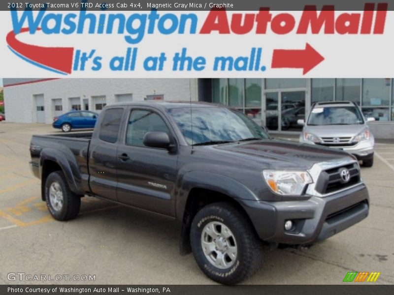 Magnetic Gray Mica / Graphite 2012 Toyota Tacoma V6 TRD Access Cab 4x4