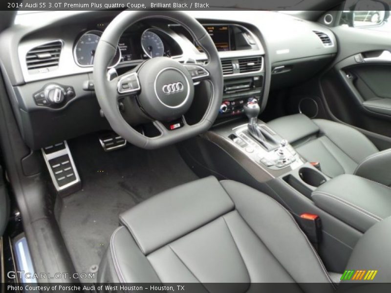 Brilliant Black / Black 2014 Audi S5 3.0T Premium Plus quattro Coupe