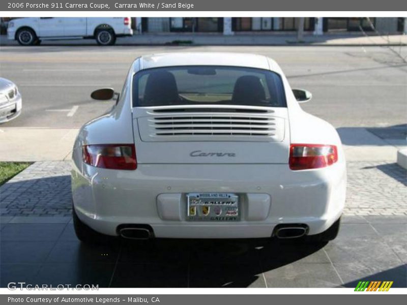 Carrara White / Sand Beige 2006 Porsche 911 Carrera Coupe