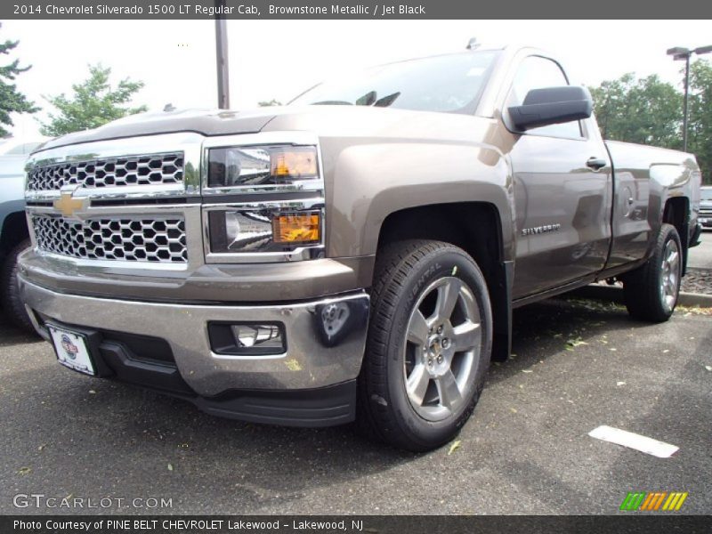 Brownstone Metallic / Jet Black 2014 Chevrolet Silverado 1500 LT Regular Cab