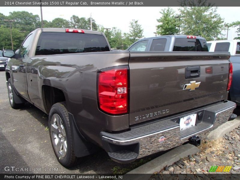 Brownstone Metallic / Jet Black 2014 Chevrolet Silverado 1500 LT Regular Cab