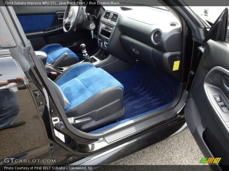 Java Black Pearl / Blue Ecsaine/Black 2004 Subaru Impreza WRX STi