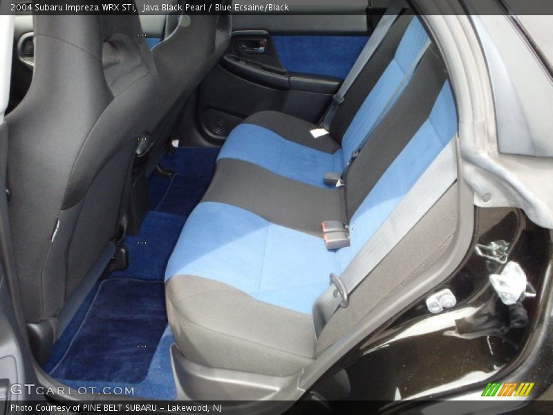 Java Black Pearl / Blue Ecsaine/Black 2004 Subaru Impreza WRX STi