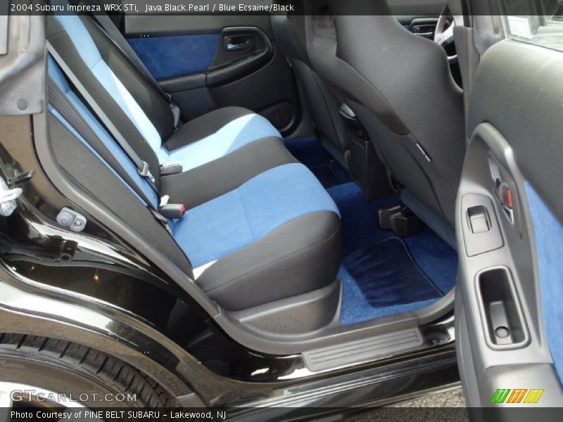 Java Black Pearl / Blue Ecsaine/Black 2004 Subaru Impreza WRX STi