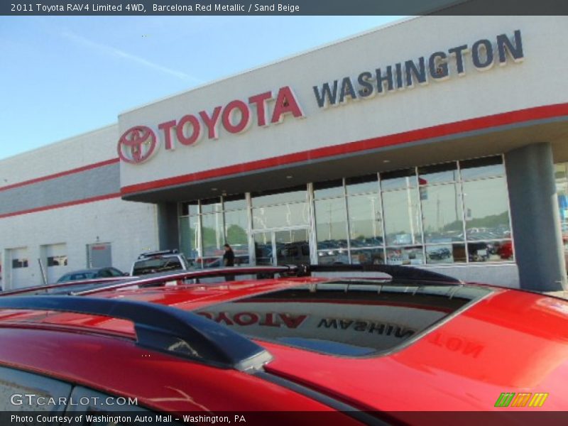 Barcelona Red Metallic / Sand Beige 2011 Toyota RAV4 Limited 4WD