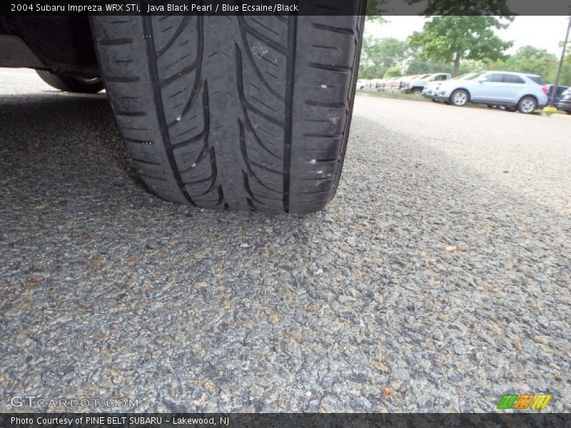 Java Black Pearl / Blue Ecsaine/Black 2004 Subaru Impreza WRX STi