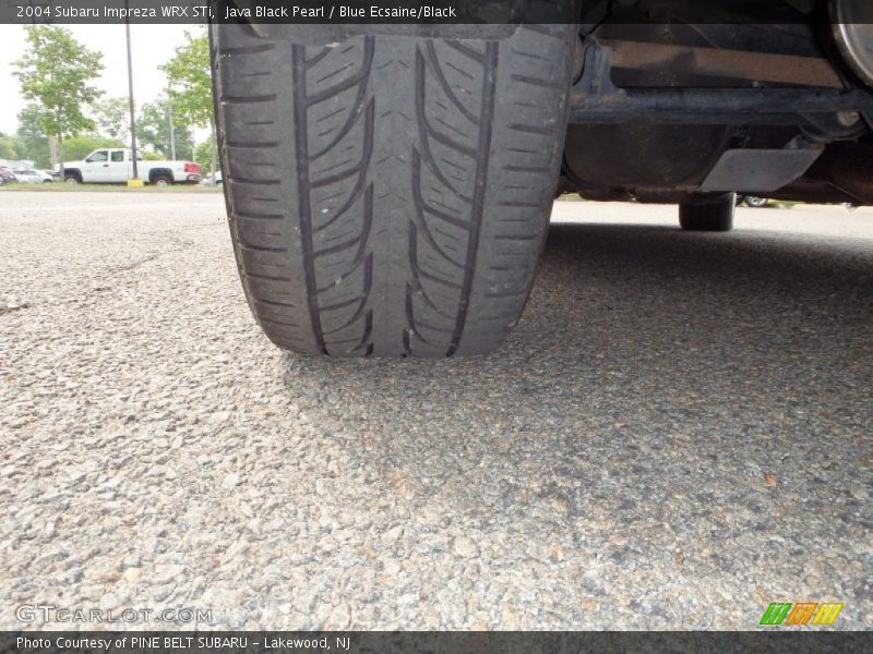 Java Black Pearl / Blue Ecsaine/Black 2004 Subaru Impreza WRX STi