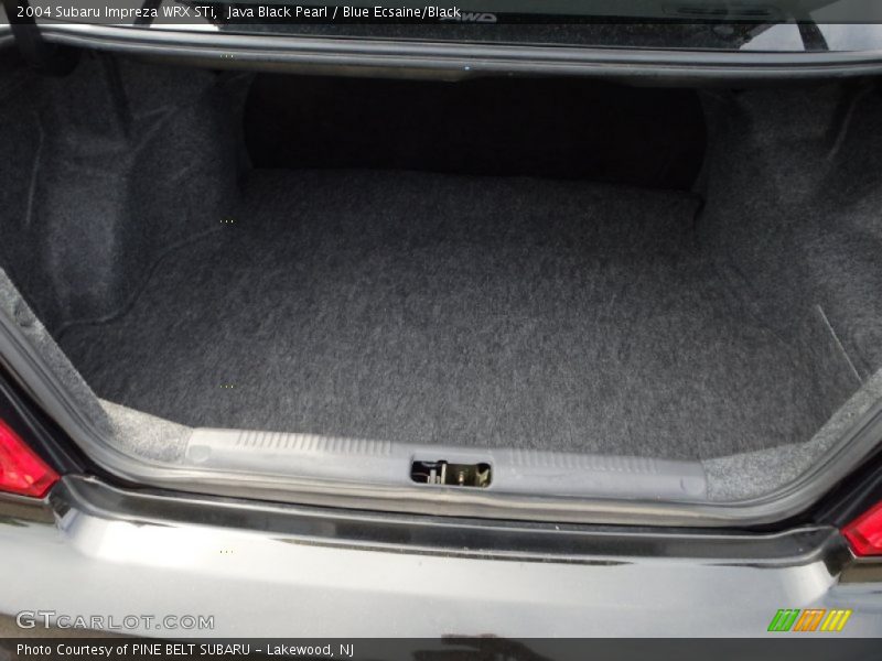 Java Black Pearl / Blue Ecsaine/Black 2004 Subaru Impreza WRX STi