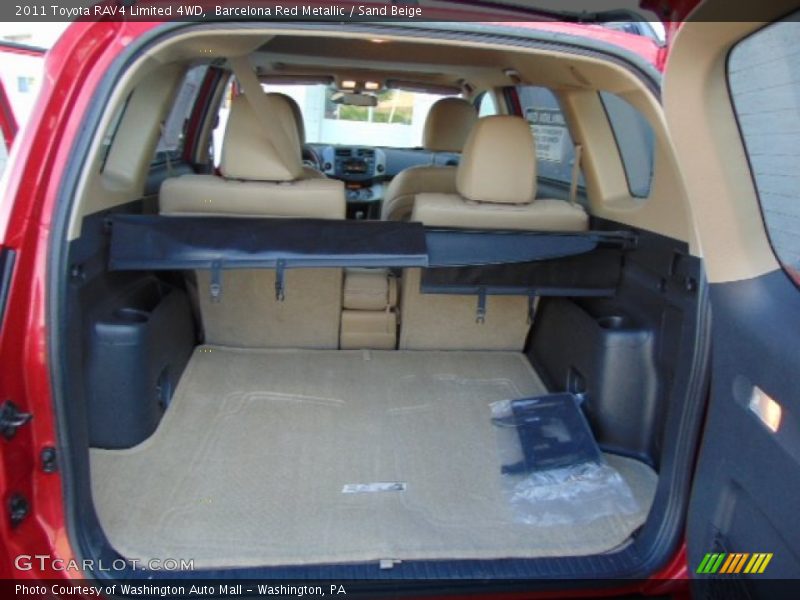 Barcelona Red Metallic / Sand Beige 2011 Toyota RAV4 Limited 4WD