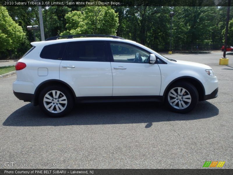 Satin White Pearl / Desert Beige 2010 Subaru Tribeca 3.6R Limited