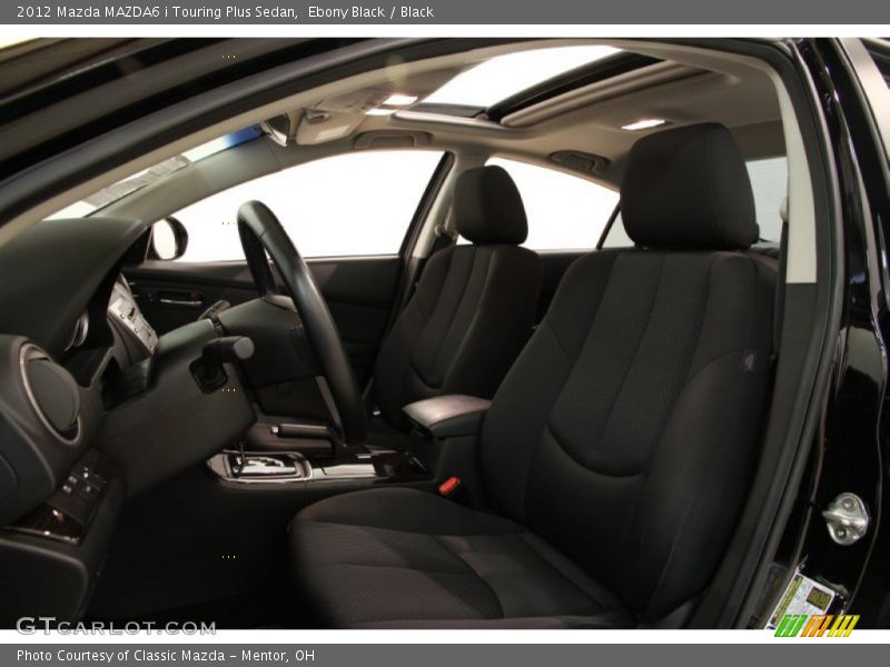  2012 MAZDA6 i Touring Plus Sedan Black Interior