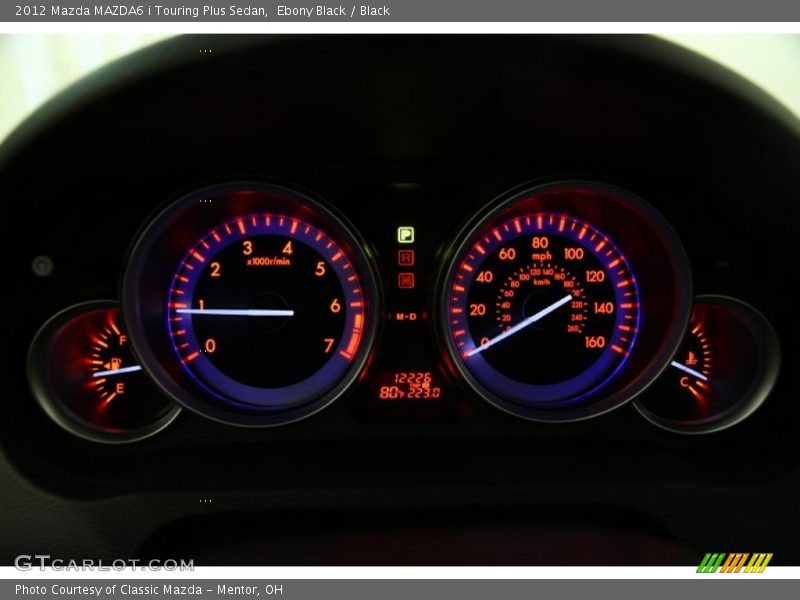 Ebony Black / Black 2012 Mazda MAZDA6 i Touring Plus Sedan