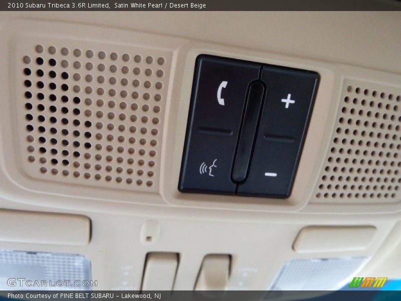 Satin White Pearl / Desert Beige 2010 Subaru Tribeca 3.6R Limited