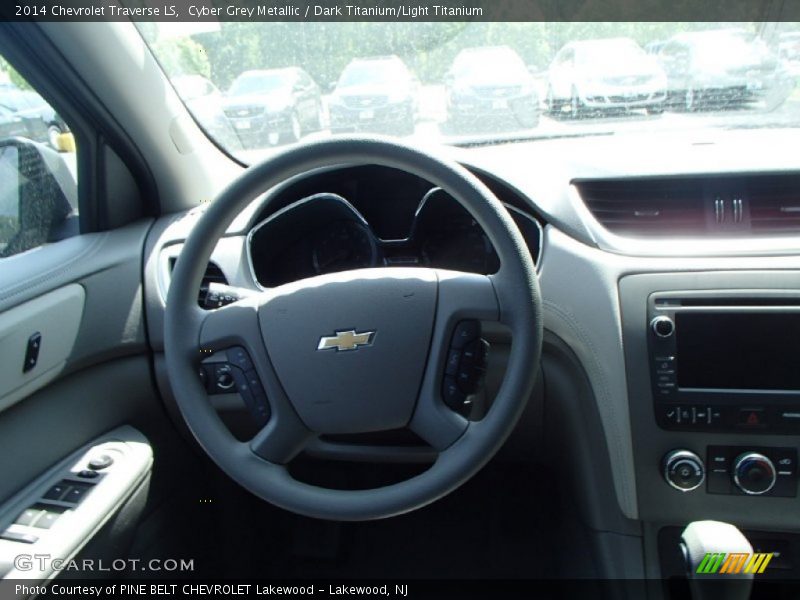 Cyber Grey Metallic / Dark Titanium/Light Titanium 2014 Chevrolet Traverse LS