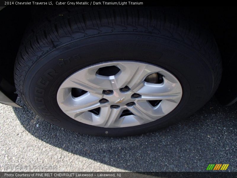 Cyber Grey Metallic / Dark Titanium/Light Titanium 2014 Chevrolet Traverse LS