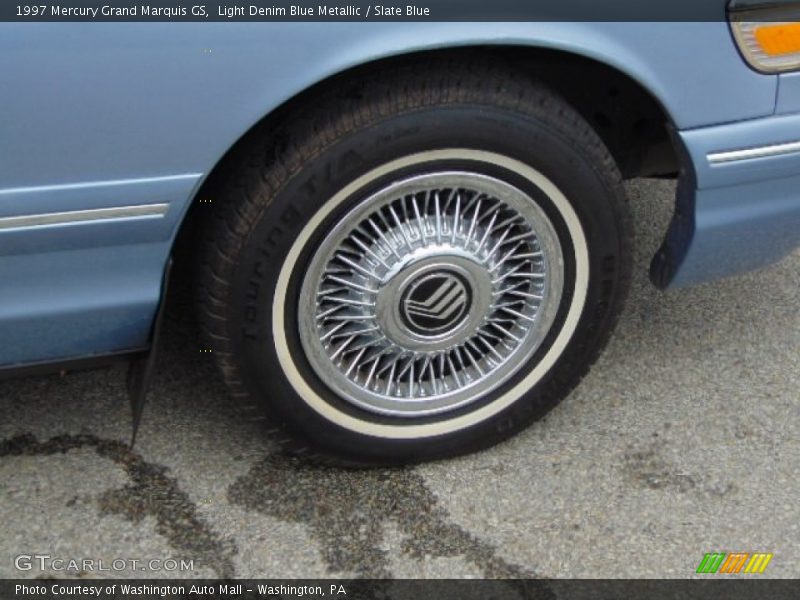 Light Denim Blue Metallic / Slate Blue 1997 Mercury Grand Marquis GS