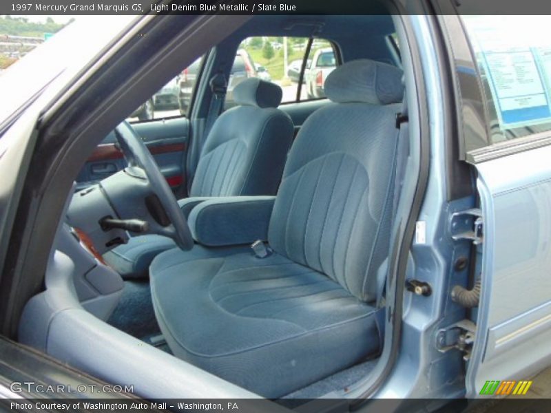 Light Denim Blue Metallic / Slate Blue 1997 Mercury Grand Marquis GS