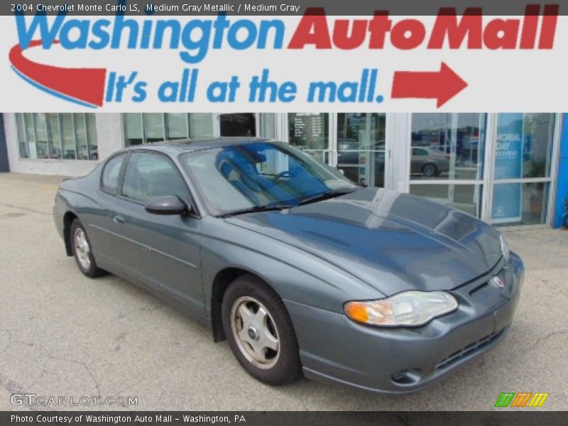 Medium Gray Metallic / Medium Gray 2004 Chevrolet Monte Carlo LS