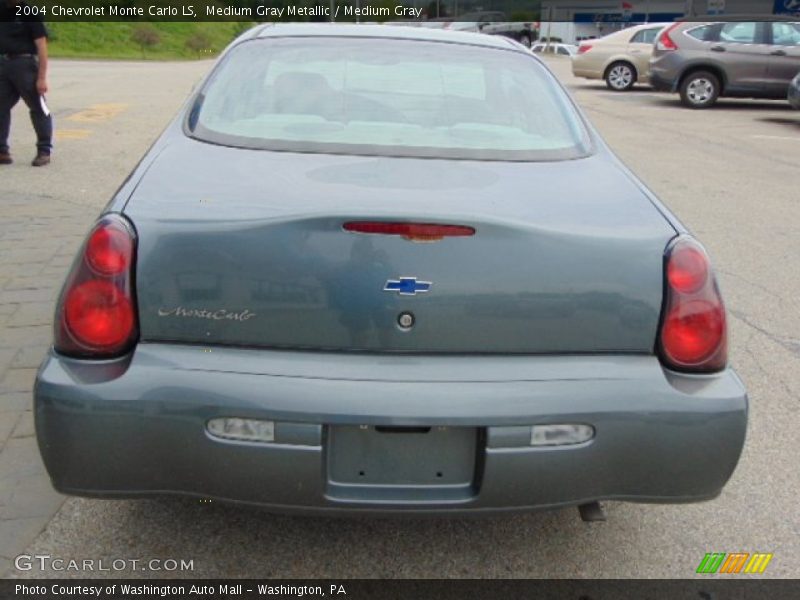 Medium Gray Metallic / Medium Gray 2004 Chevrolet Monte Carlo LS