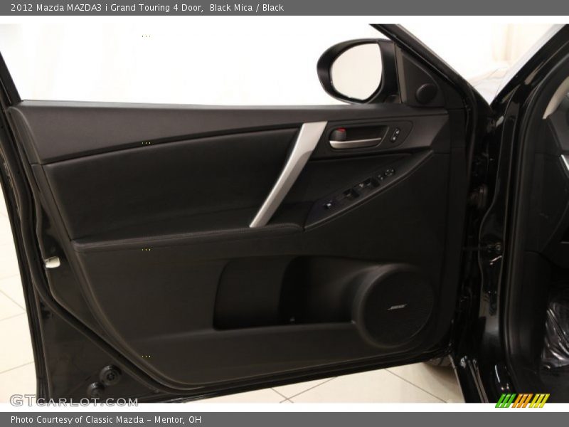 Black Mica / Black 2012 Mazda MAZDA3 i Grand Touring 4 Door