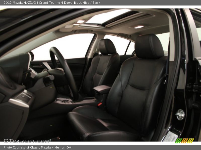 Black Mica / Black 2012 Mazda MAZDA3 i Grand Touring 4 Door