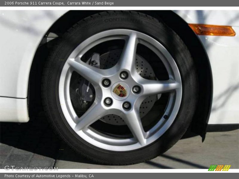 Carrara White / Sand Beige 2006 Porsche 911 Carrera Coupe
